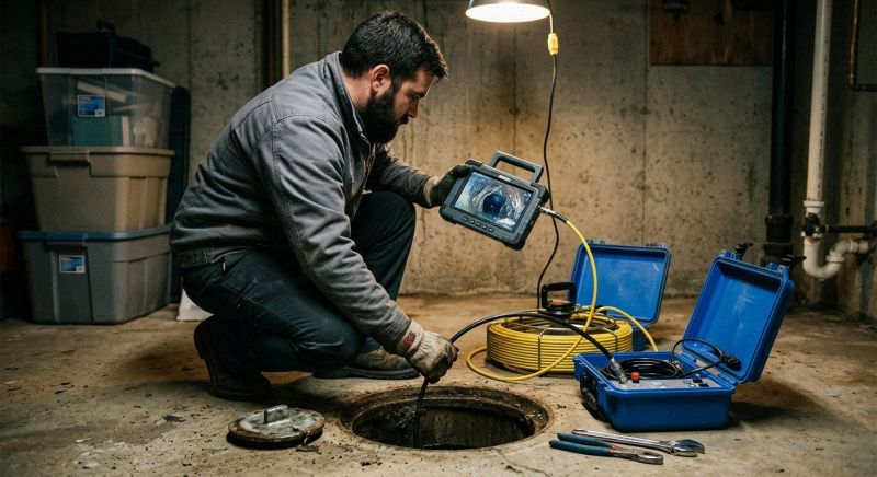 Drain Line Inspection in Columbus, OH
