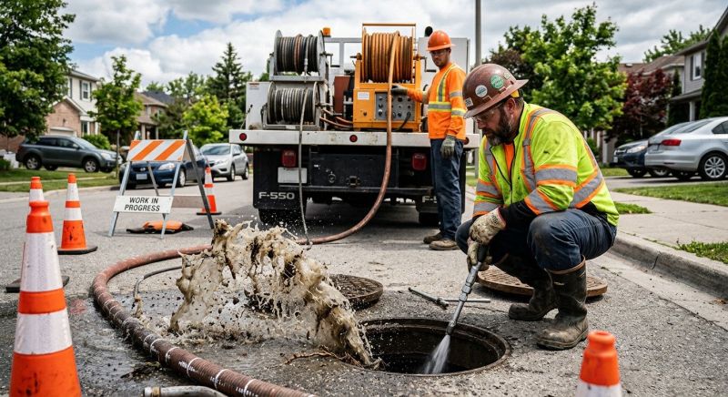 Sewer Line Hydrojetting in Denver, CO
