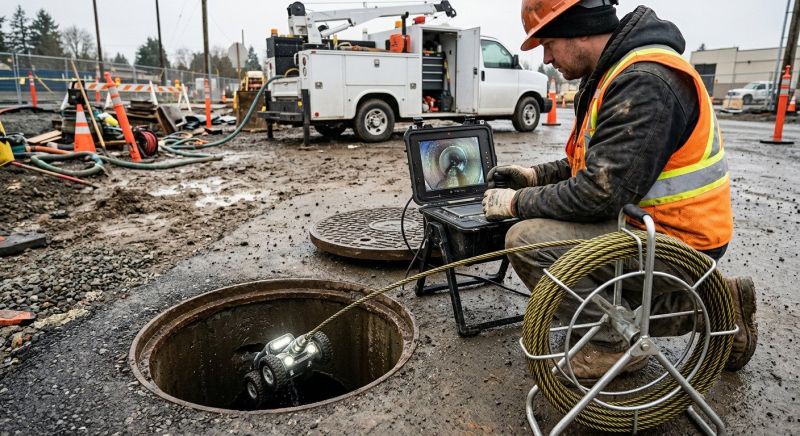 Sewer Video Inspection in Conroe, TX